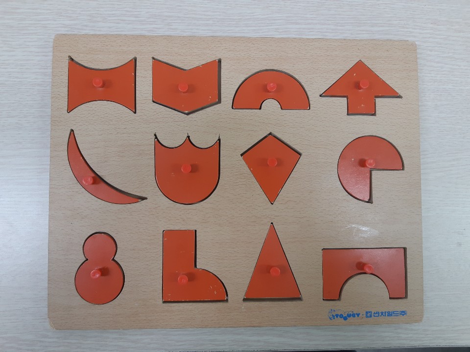 도형원목퍼즐(주황)
